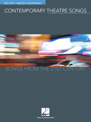 cover image of Contemporary Theatre Songs--Belter/Mezzo-Soprano